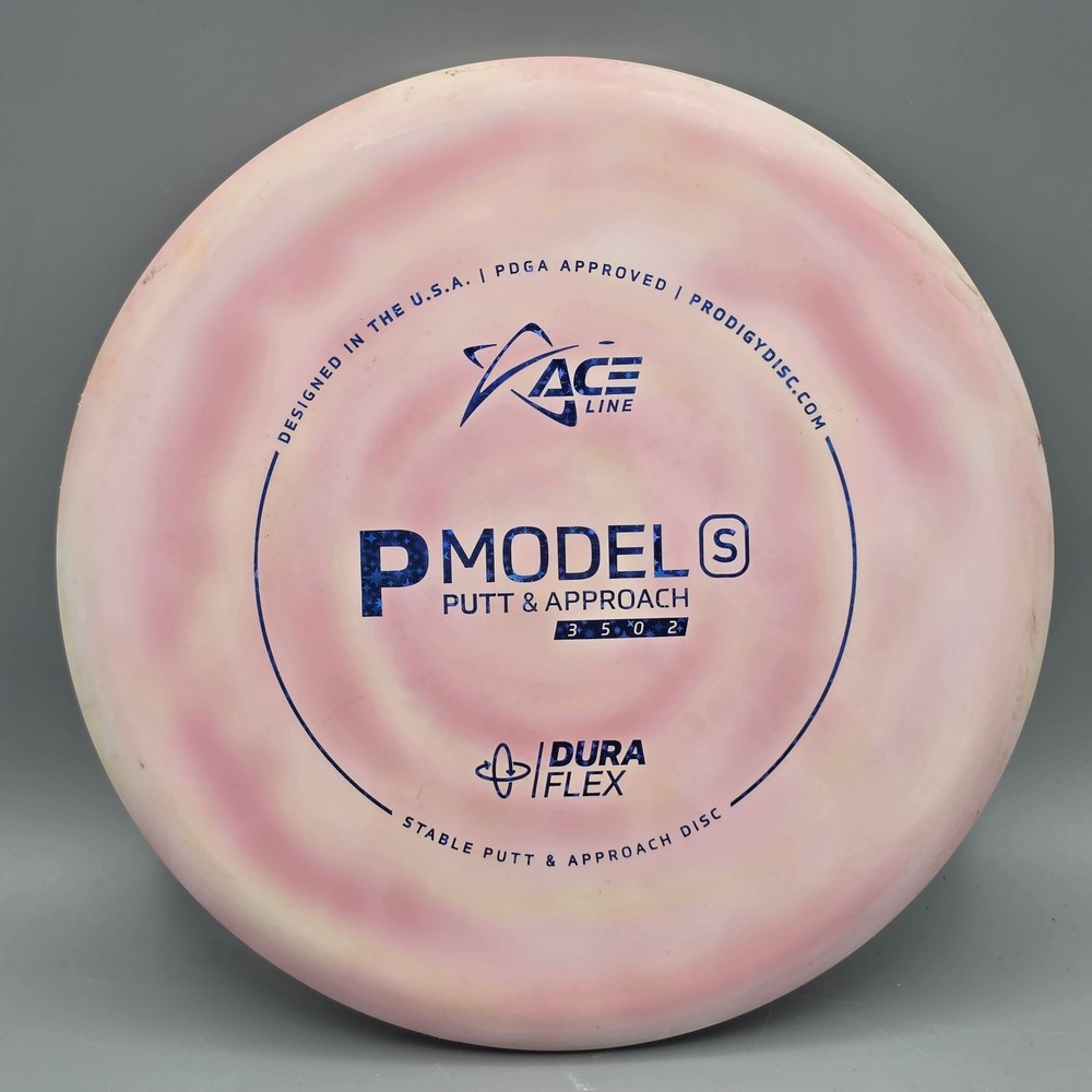 Prodigy Putter 174g Pink Dye P Model S DuraFlex Stable Putt & Approach Disc